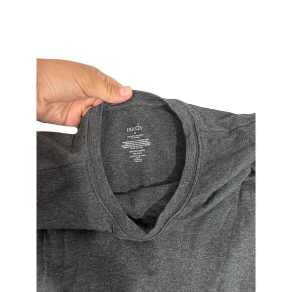 Nuuds Multicolor Short Sleeve Bodysuit Lot Of 5 Soft Basic Minimalist Womens M/L - Picture 2 of 8